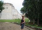 Pyramid of the Magician with today&#39;s sacrifice on her way. : Cancun Sept 2012